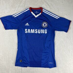 Adidas Chelsea FC Samsung Soccer/Football Jersey - 2010/2011 Home - Men Small